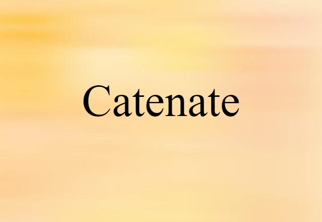 catenate