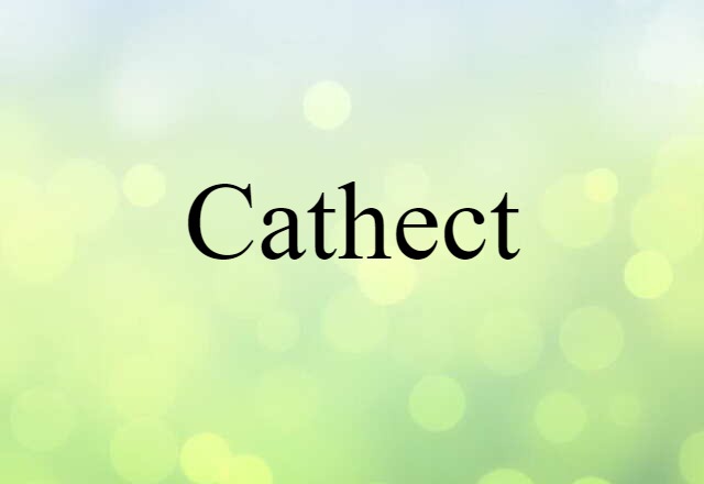 cathect