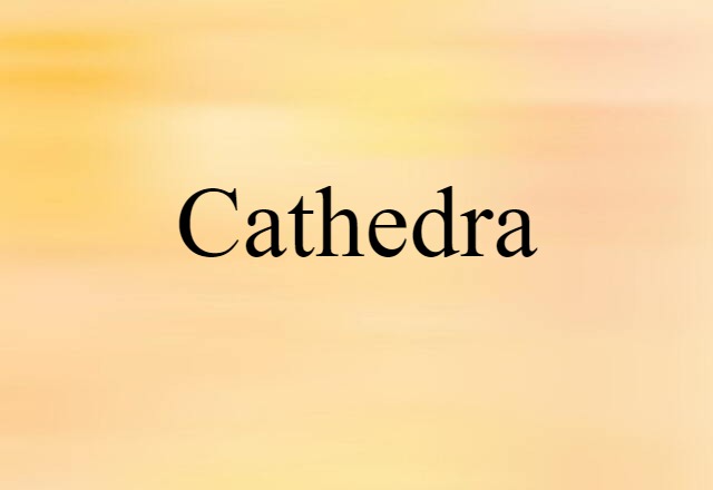 cathedra