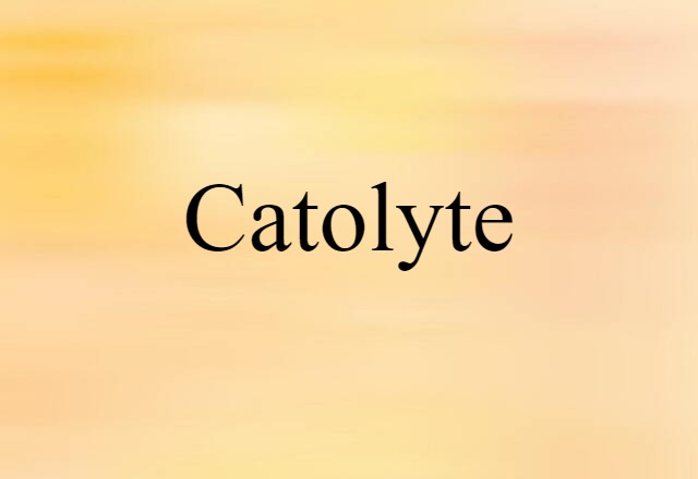 catolyte