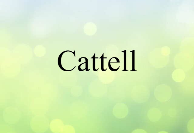 Cattell