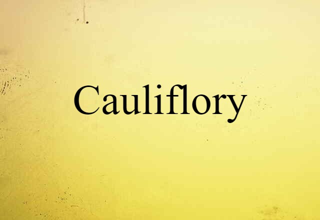 cauliflory