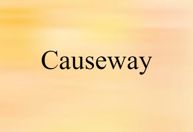 causeway