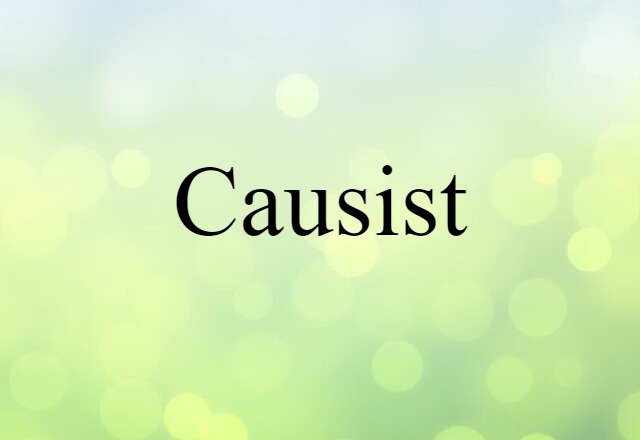 Causist (noun) Definition, Meaning & Examples