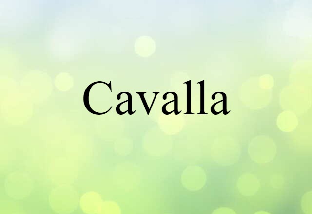 cavalla