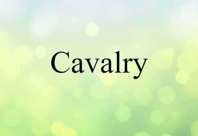 cavalry