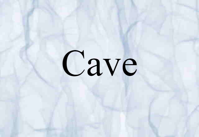 cave