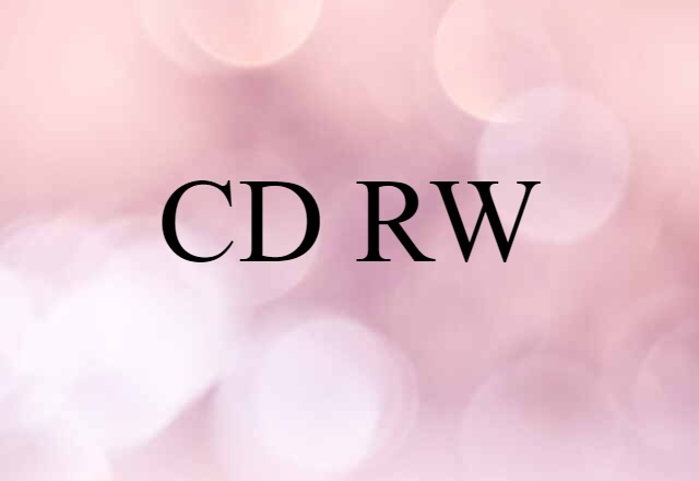 CD-RW