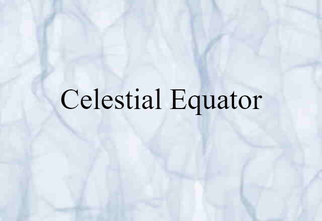 celestial equator