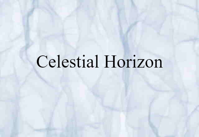 celestial horizon