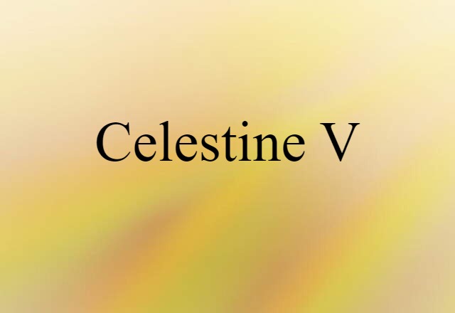 Celestine V