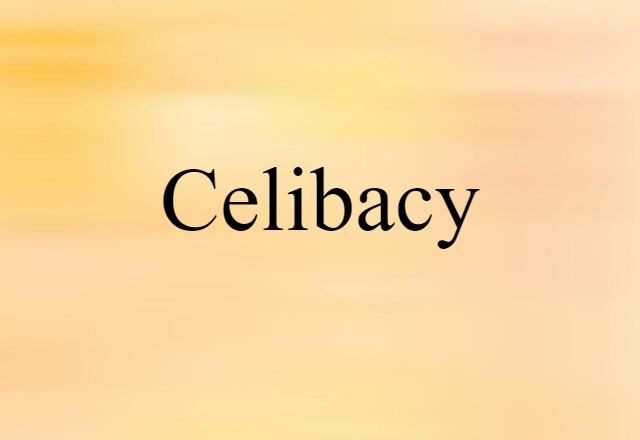 celibacy