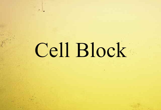 cell block