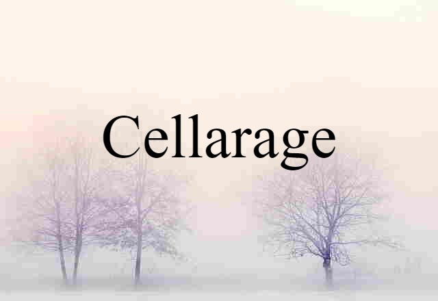 cellarage