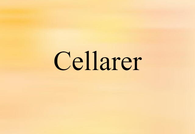 cellarer