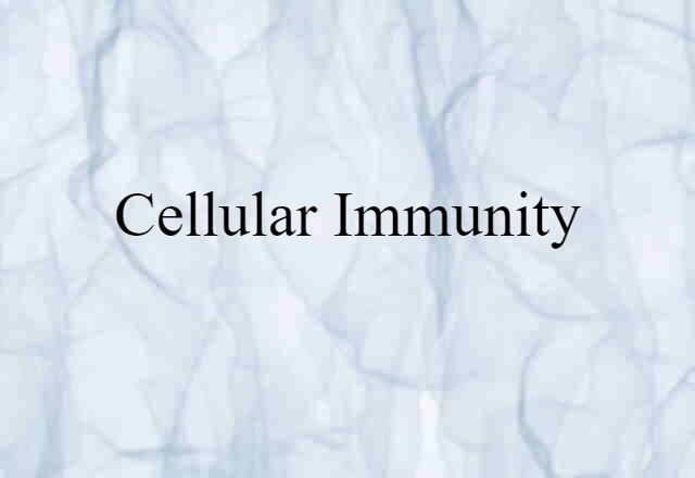 cellular immunity