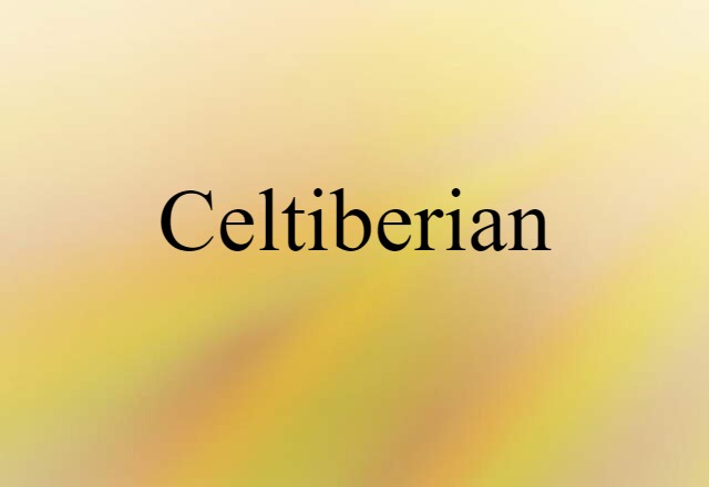 Celtiberian