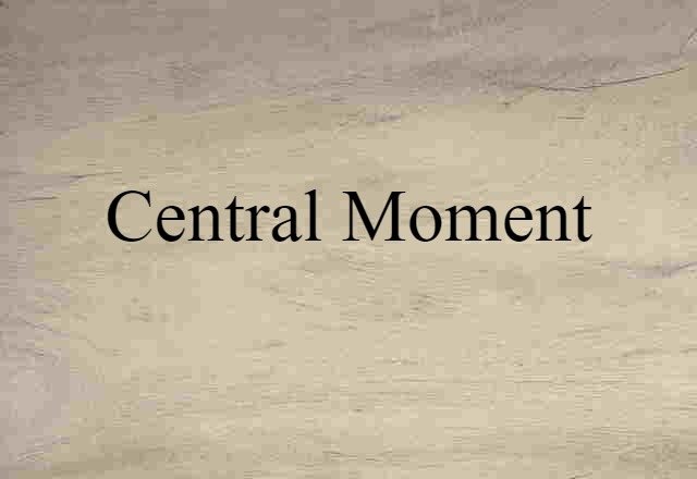 central moment