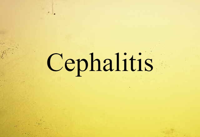 cephalitis