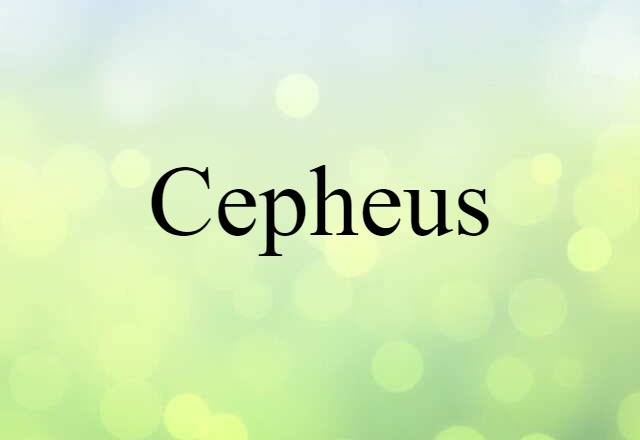 Cepheus (noun) Definition, Meaning & Examples