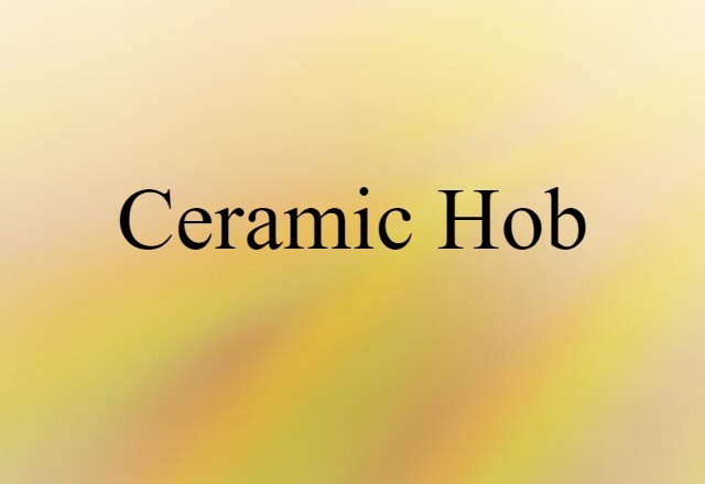 ceramic hob