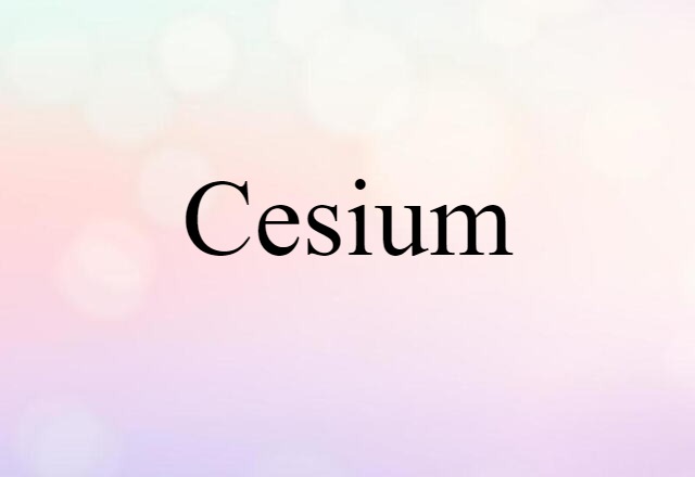 cesium