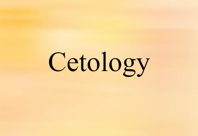 cetology