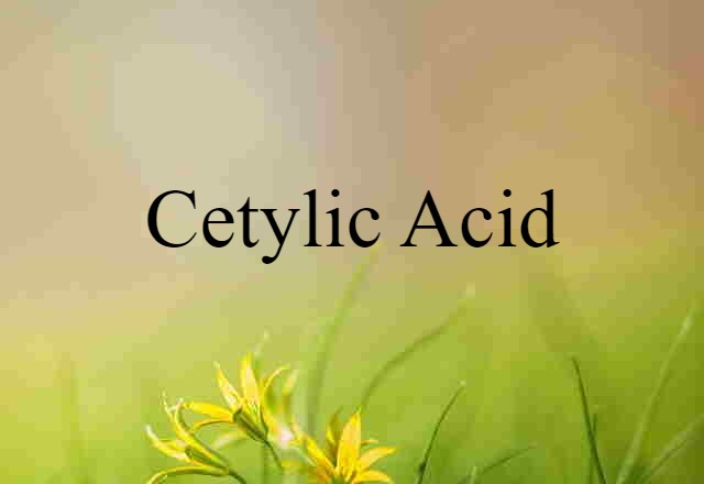 cetylic acid