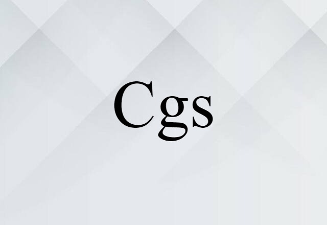 cgs