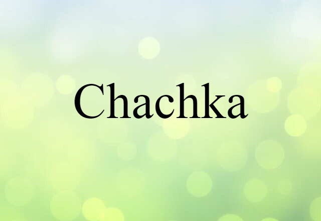 Chachka (noun) Definition, Meaning & Examples