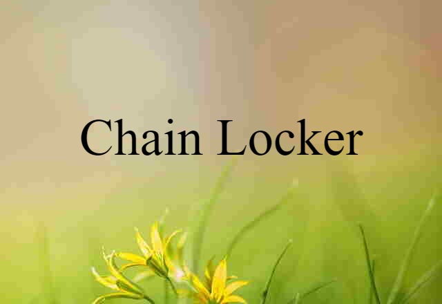 chain locker