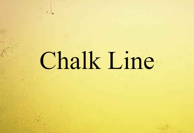 chalk line