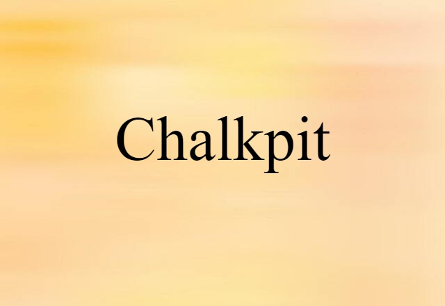 chalkpit