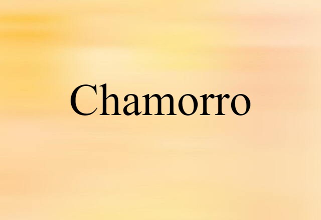 Chamorro