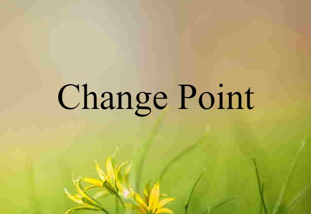 change point