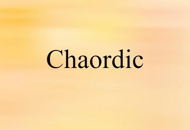 chaordic