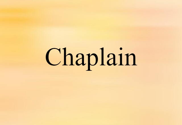 chaplain