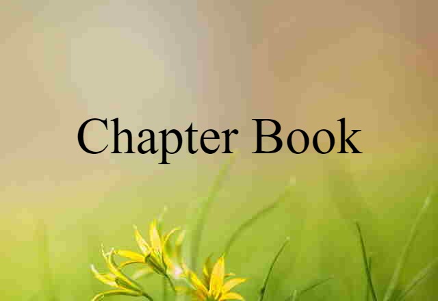 chapter book