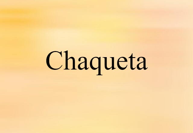 chaqueta