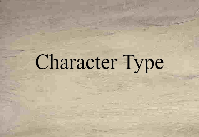 character type