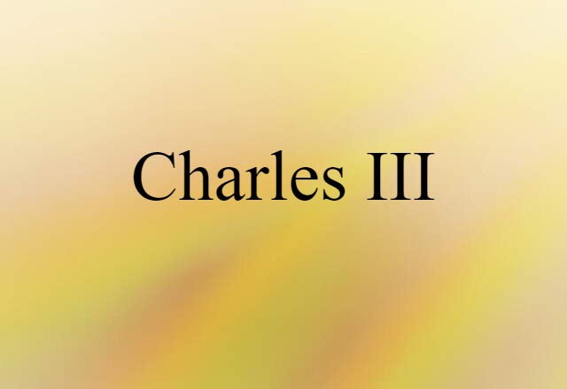 Charles III