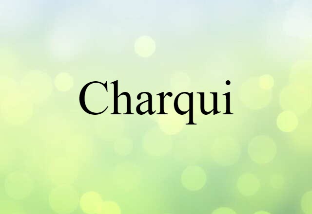 charqui