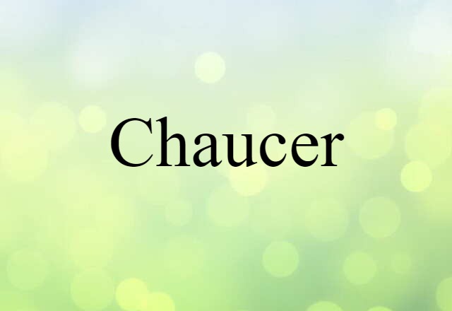 Chaucer