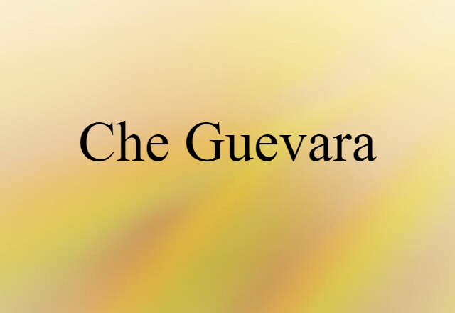 Che Guevara