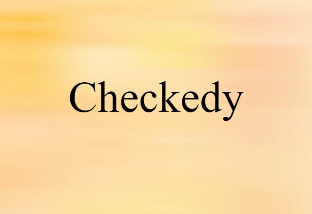 checkedy