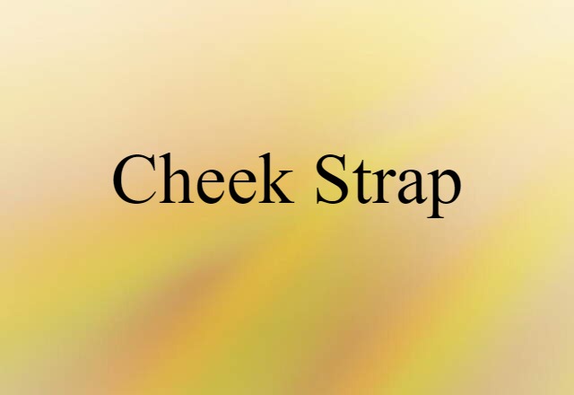 cheek strap