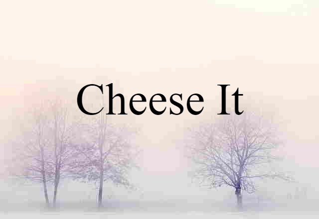 cheese it