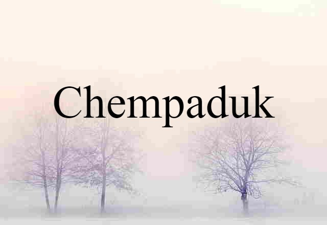 Chempaduk (noun) Definition, Meaning & Examples