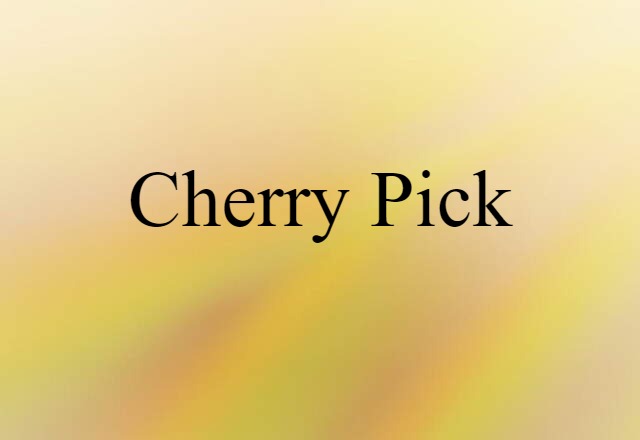 cherry-pick