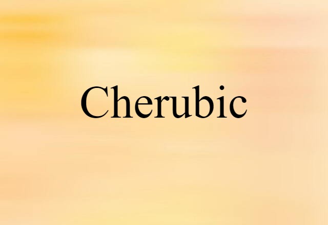 cherubic